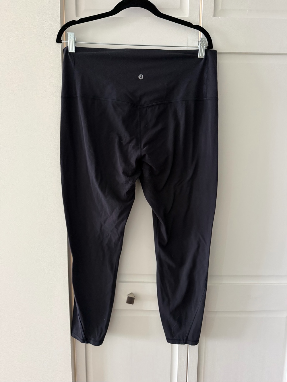 Lululemon Align Shared Heart Curved Seam Leggings Black Size 14 25"